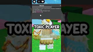 Destorying a TOXIC PLAYER... #robloxbedwars