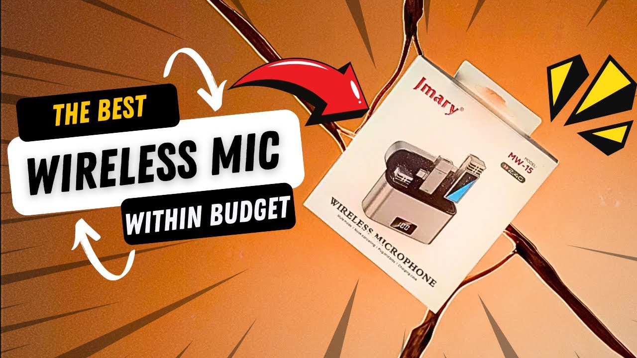 Best Wireless Dual Mic With Low Budget || Jmary MW-15