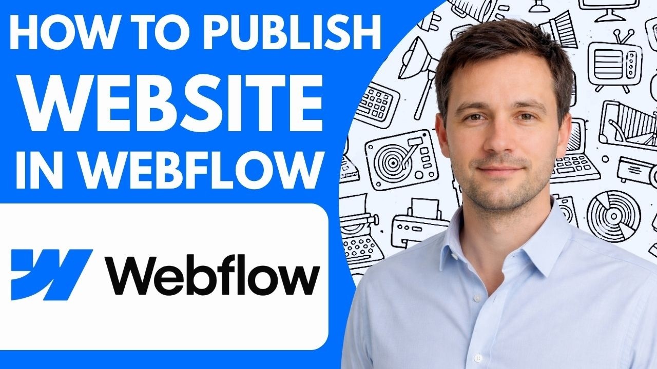 How to Publish Website in Webflow Free Domain - YouTube
