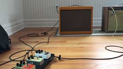 Mojotone Fender 5F11 Tweed Vibrolux amplifier clone demo