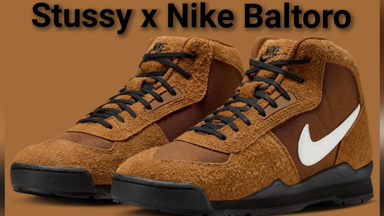 Stussy x Nike Baltoro - YouTube