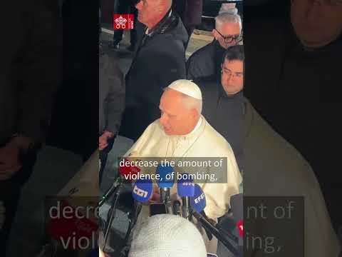 Video POPE LEO XIV just before Easter reneved appeal for peace in world wounded by conflict and violance