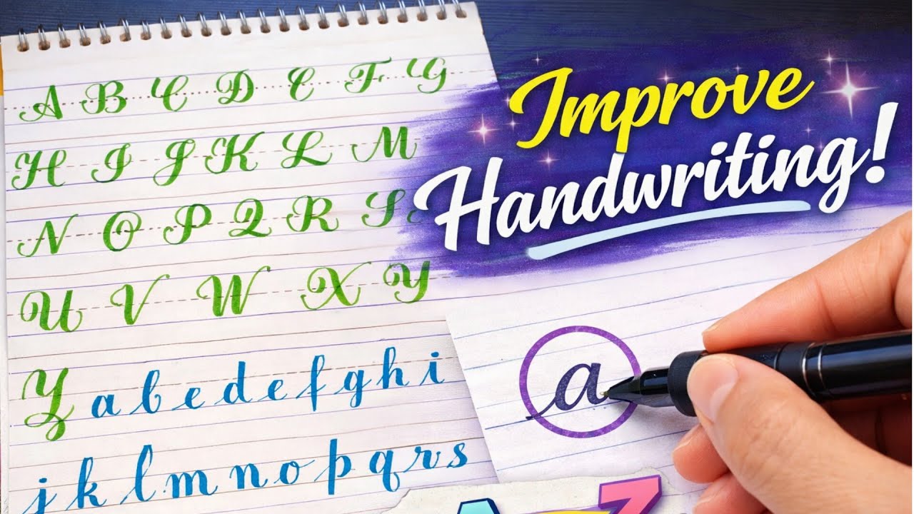 “A to Z Cursive Lettering Practice ✍️ | Improve Handwriting in 2 Minutes” 