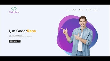 Personal Portfolio Website Using html and css only | How to create Personal Website #newtoyou