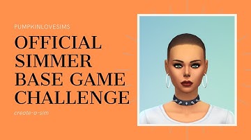 The Sims 4 | Base Game Only Challenge | CAS