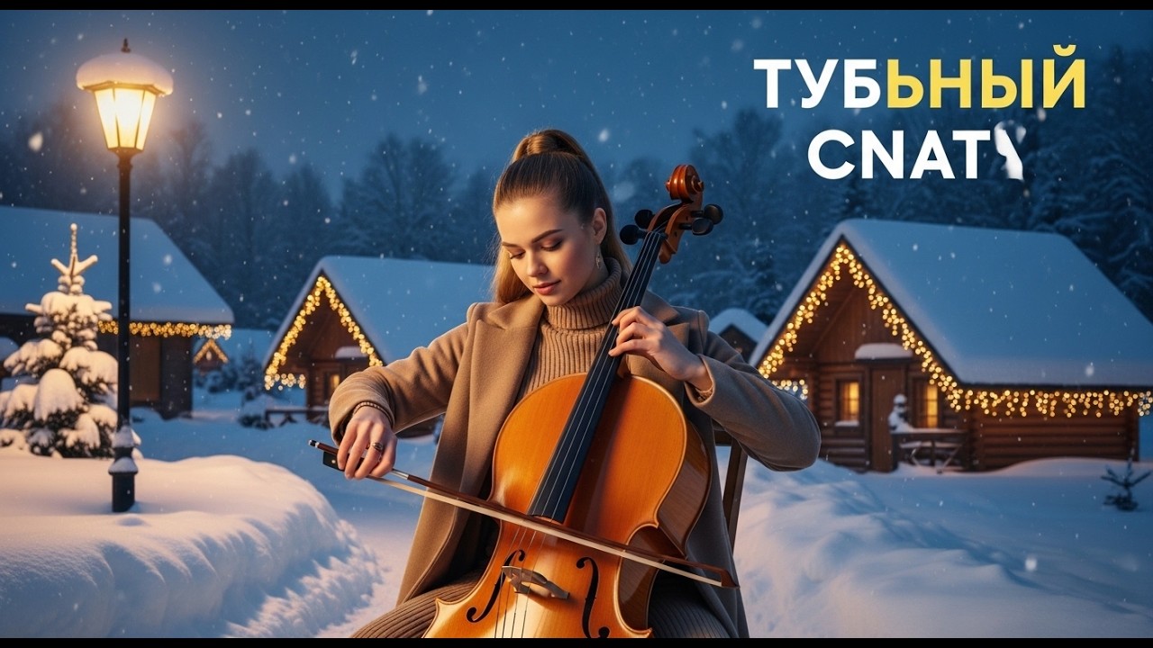 🎻🎹 Виолончель и фортепиано снежной ночью – ностальгическая музыка для сна и снятия стресса