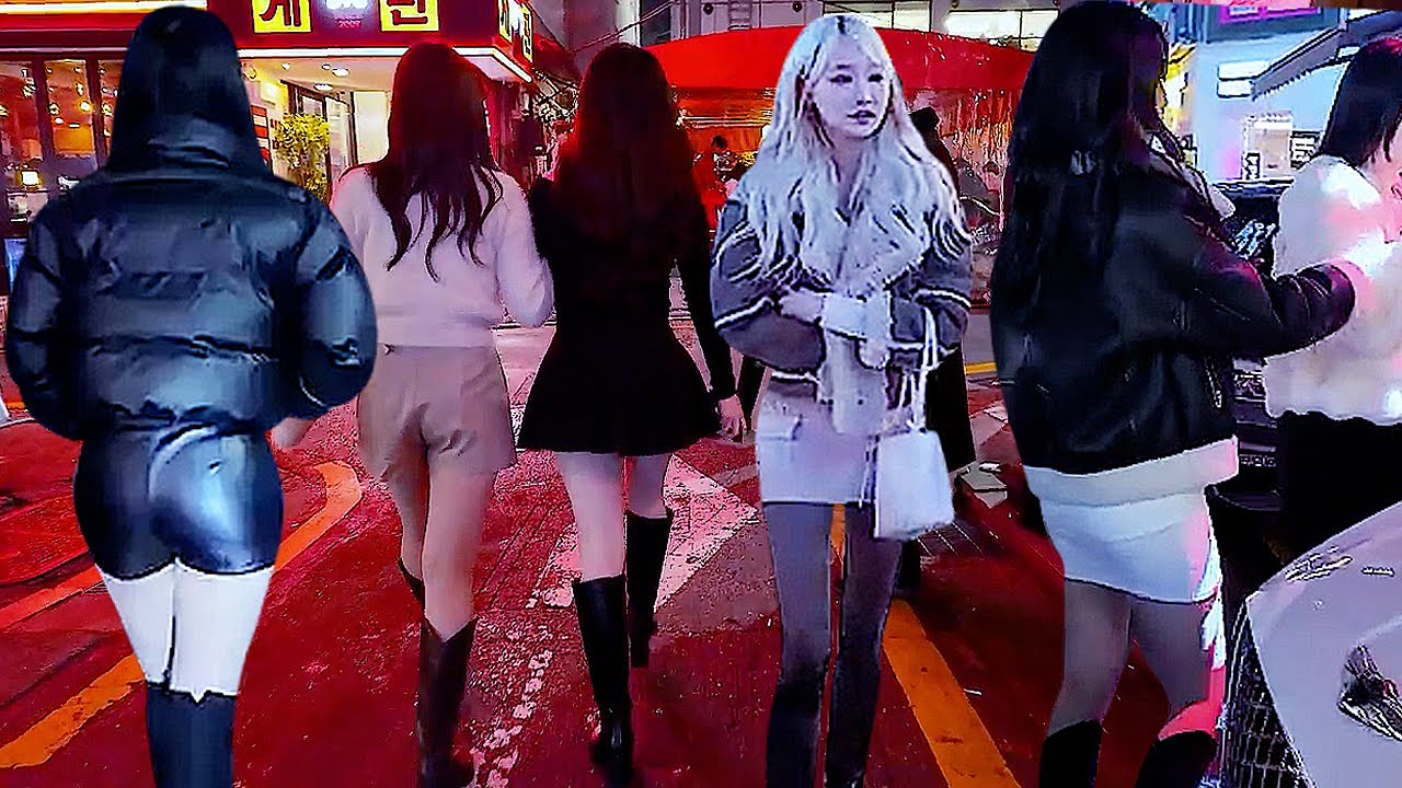 [4K] The winter fashion on Apgujeong Rodeo Street in Seoul is so cool 😎😎😎 # 강남 # 압구정동 # 서울 # 한국