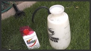 How to apply Roundup weed killer