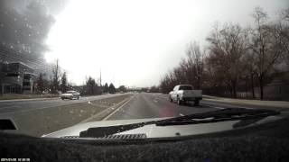 Mobius Camera with wide angle lens on a car dash