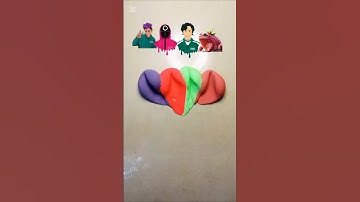 Squid  Game Guess the mixed colors #brainrot #sprunki #satisfying #colormixing #oldsatisfying