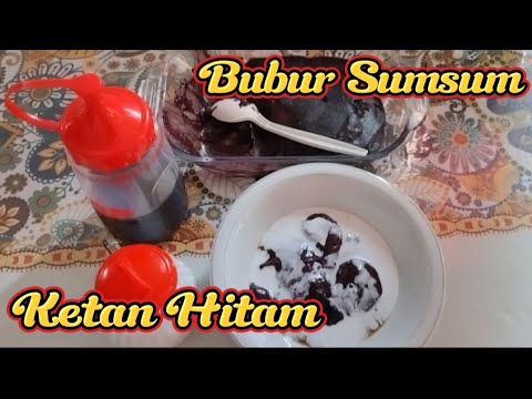 Resep Bubur Sumsum Ketan Hitam