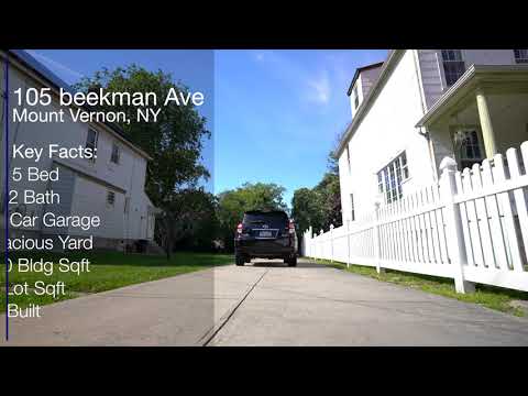 105 Beekman ave, Mount Vernon, NY home video tour