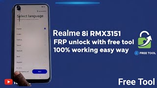 The EASIEST Way to Bypass FRP on Realme 8i