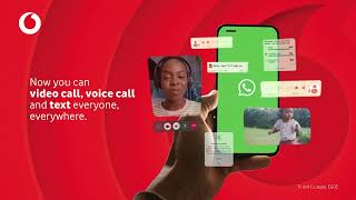 Call, text and video call everyone with the Vodacom WhatsApp Bundle.