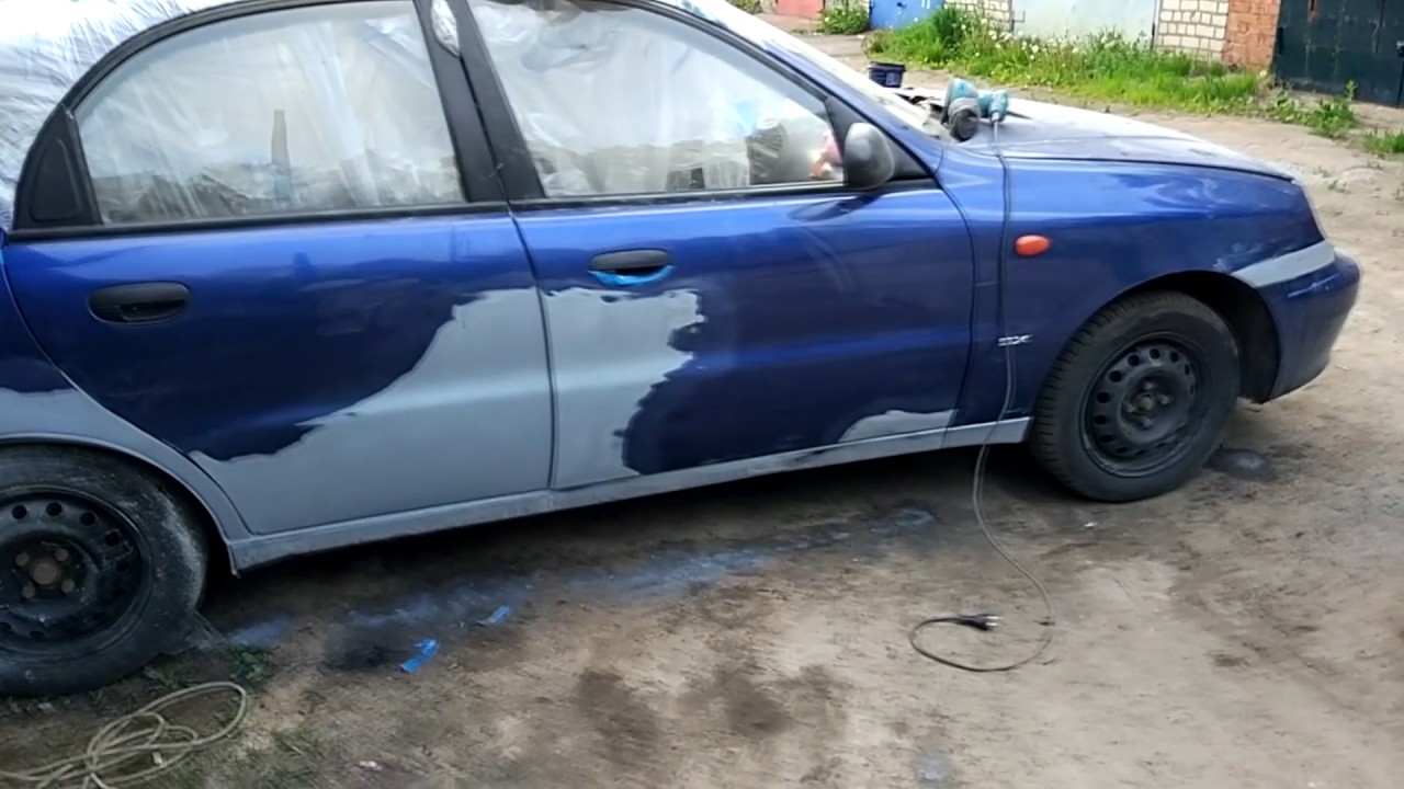 Покраска ланоса своими руками - 82 фото