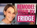 Organize your RV fridge: an easy remodel