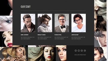 Hair Salon Website Template
