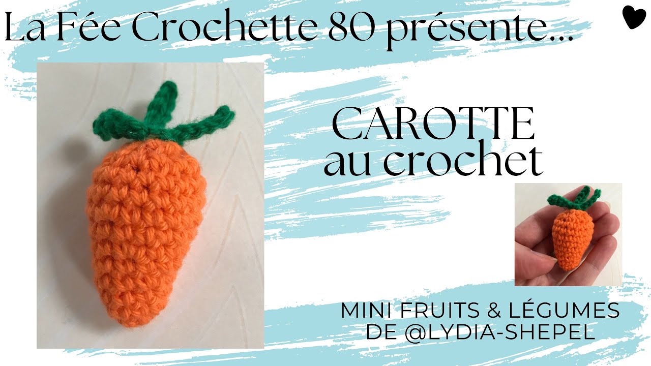 Mini CAROTTE au crochet