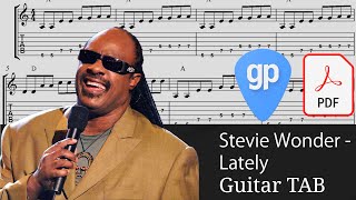 Stevie Wonder - Lately Guitar Tabs [TABS]