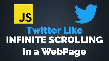 Infinite Scrolling in a Web Page using JavaScript
