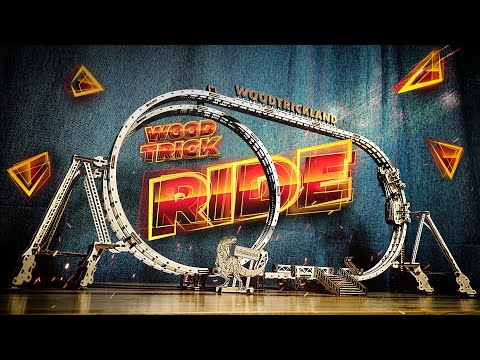 Американские горки Wood Trick. Действующие Горки из Дерева. Wood Trick Ride.