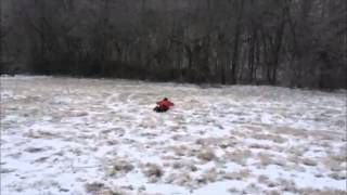 Sledding Face Plant