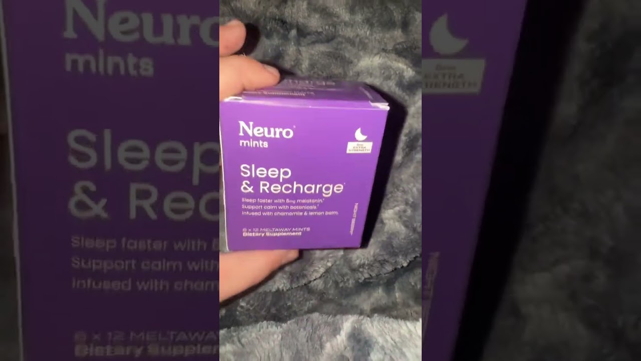 Neuro Mints Sleep & Recharge: Extra Strength Melatonin Dietary Supplement