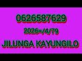 2026 JILUNGA KAYUNGILO 0626587629 