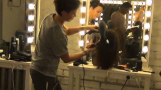 Видео 17. Те же, там же... ужасно сосредоточенное лицо! (автор: newbiehairdresser)