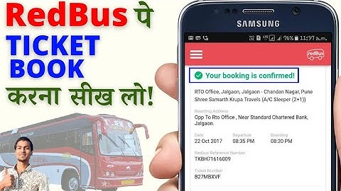 How to Book Bus Tickets Online in RedBus | Bus tickets Online Kaise Book Kare | #RedBus_App