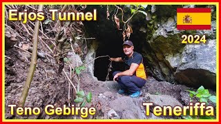 Teneriffa 2024 | Erjos Tunnel | Kleines Abenteuer im Teno Gebirge | 4K |