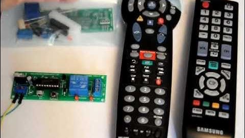 The Programmable Infrared Relay Driver Module  - Control AC With TV Remote Control