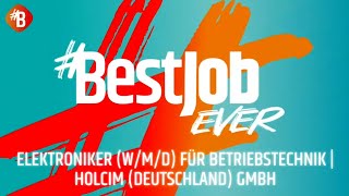 Elektroniker W M D Fur Betriebstechnik Holcim Deutschland Gmbh Youtube