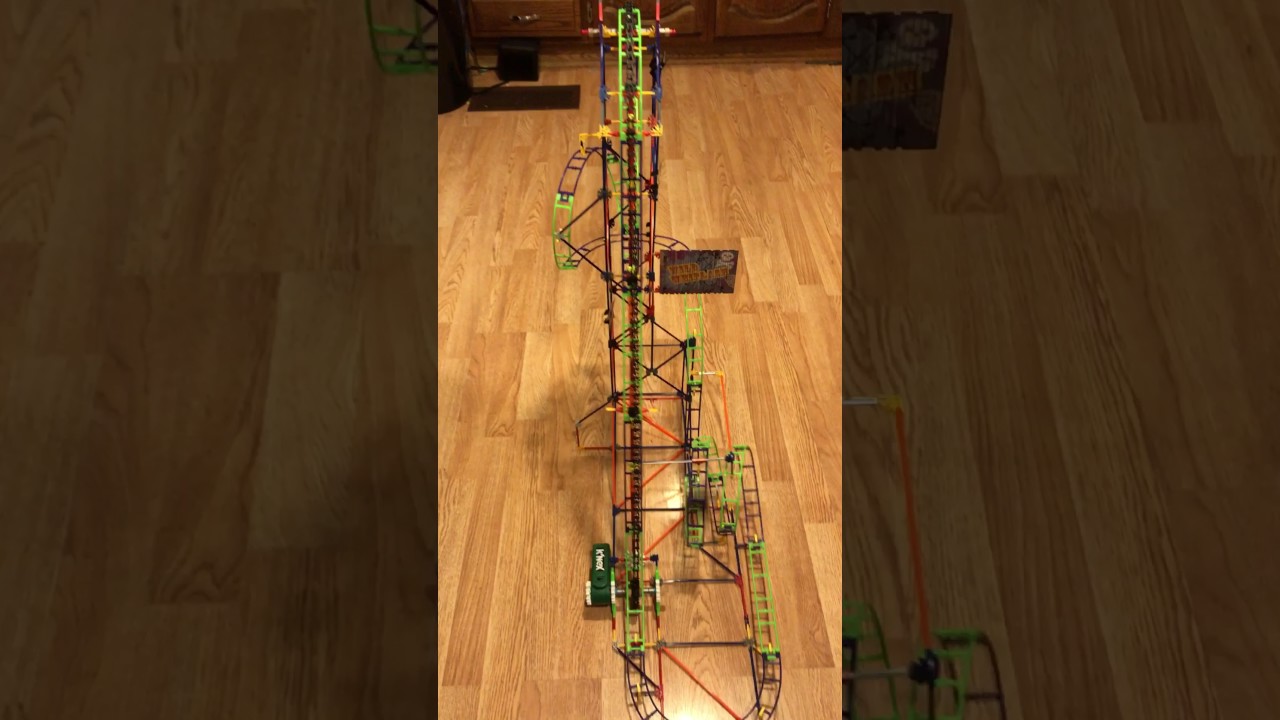 Knex wild whiplash roller coaster YouTube