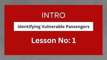 Lesson 1 Wolverhampton Taxi Test 2024,