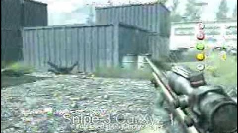 Cod 4 no scope duel Snipe1910dado vs OurXyz Slayer