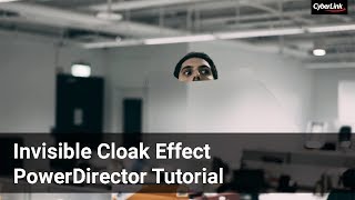 Using Chroma key to create Invisible Cloak Effect | PowerDirector Video Editor App