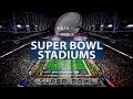 NFL Super Bowl Stadiums (1967-2024)