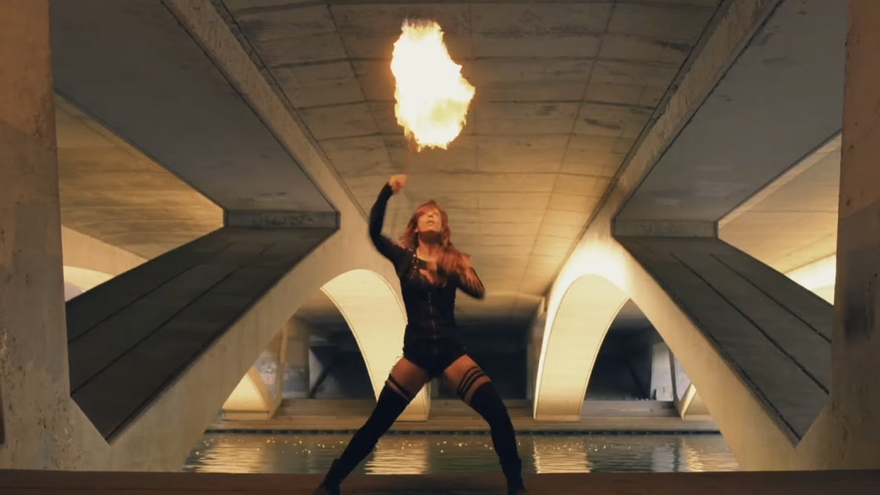 Fire Rope Dart Under a London Bridge