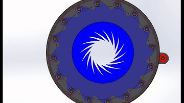 Mechanical Iris Window Shade