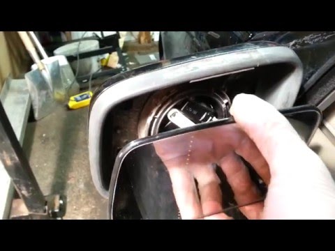 How to change Side Mirror Glass, Volvo S70/V70