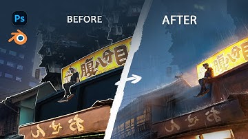 I Made My Own Imaginary Trip to Japan with Photoshop + Blender | Speed Art | Photo Manipulation