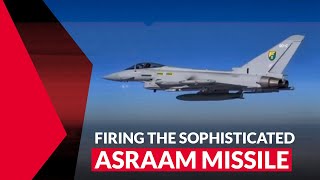 ASRAAM (Advanced Short Range Air-to-Air missile) missile firing