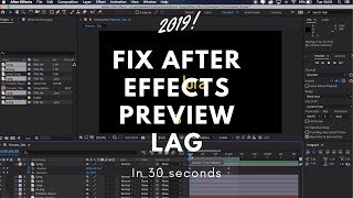 Fixing Stuttering Playback  Skipped Frames in After Effects ...