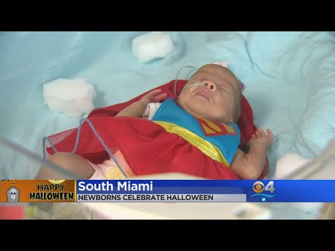 Newborns Celebrate Halloween