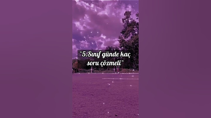 5.Sınıflar günde kaç soru çözmeli✨