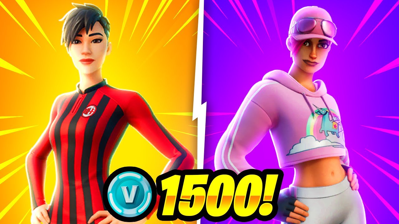 10 SKINS MAIS TRYHARDS DE 1500 VBUCKS PARTE 2! (Sweaty Skins) - YouTube