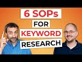 Strategic keyword research sops to boost amazon ppc and organic rankings