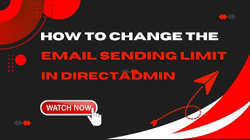 How to change the email sending limit in DirectAdmin | Hexraa