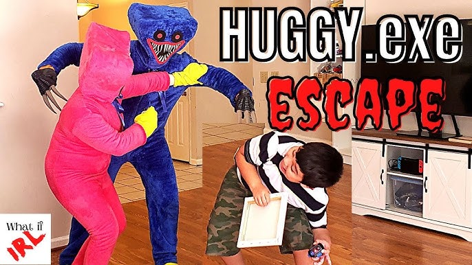 Escape Poppy Playtime HUGGY IN REAL LIFE DIY Playtime Co Factory In Real  Life 